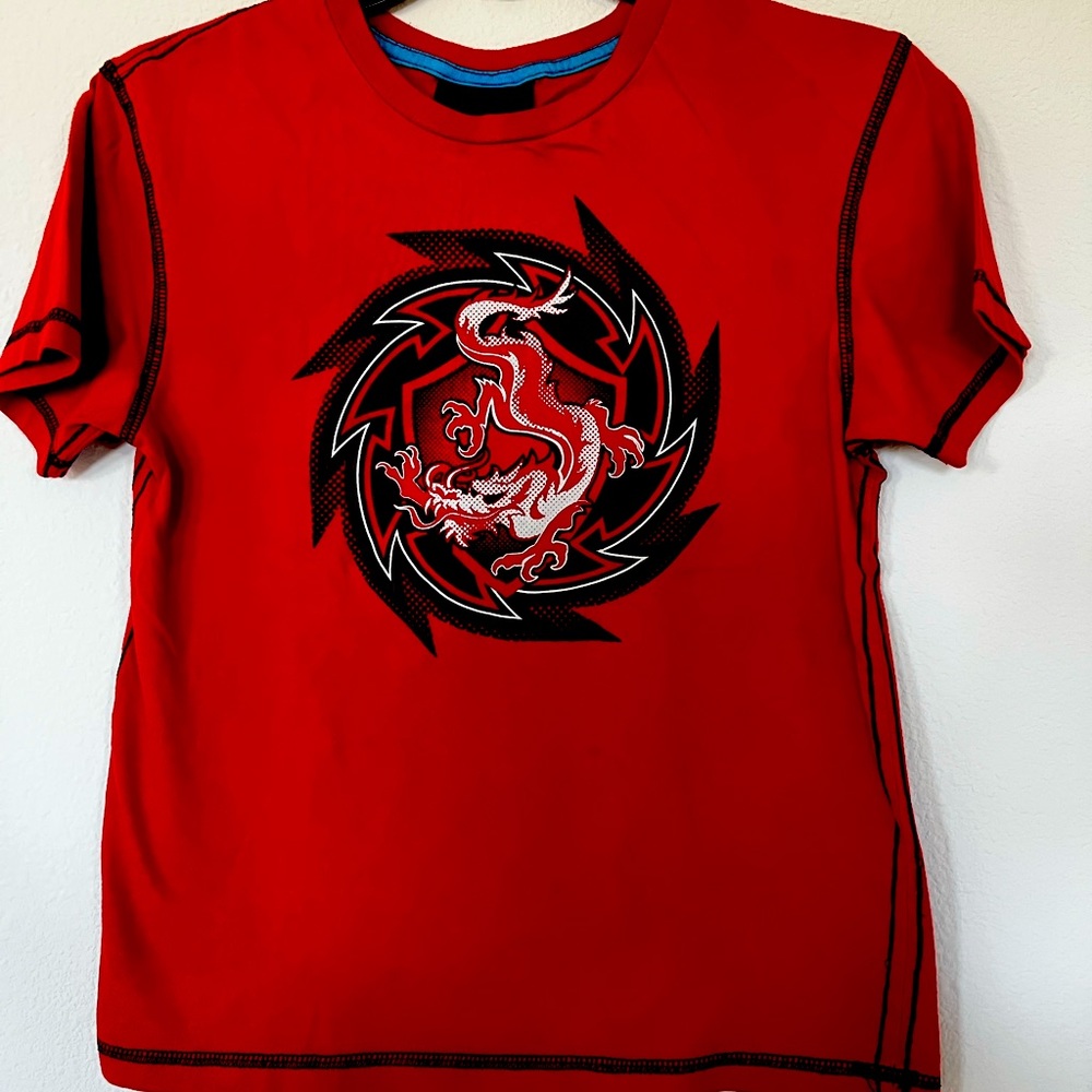 Red with Dragon logo  Shirt
